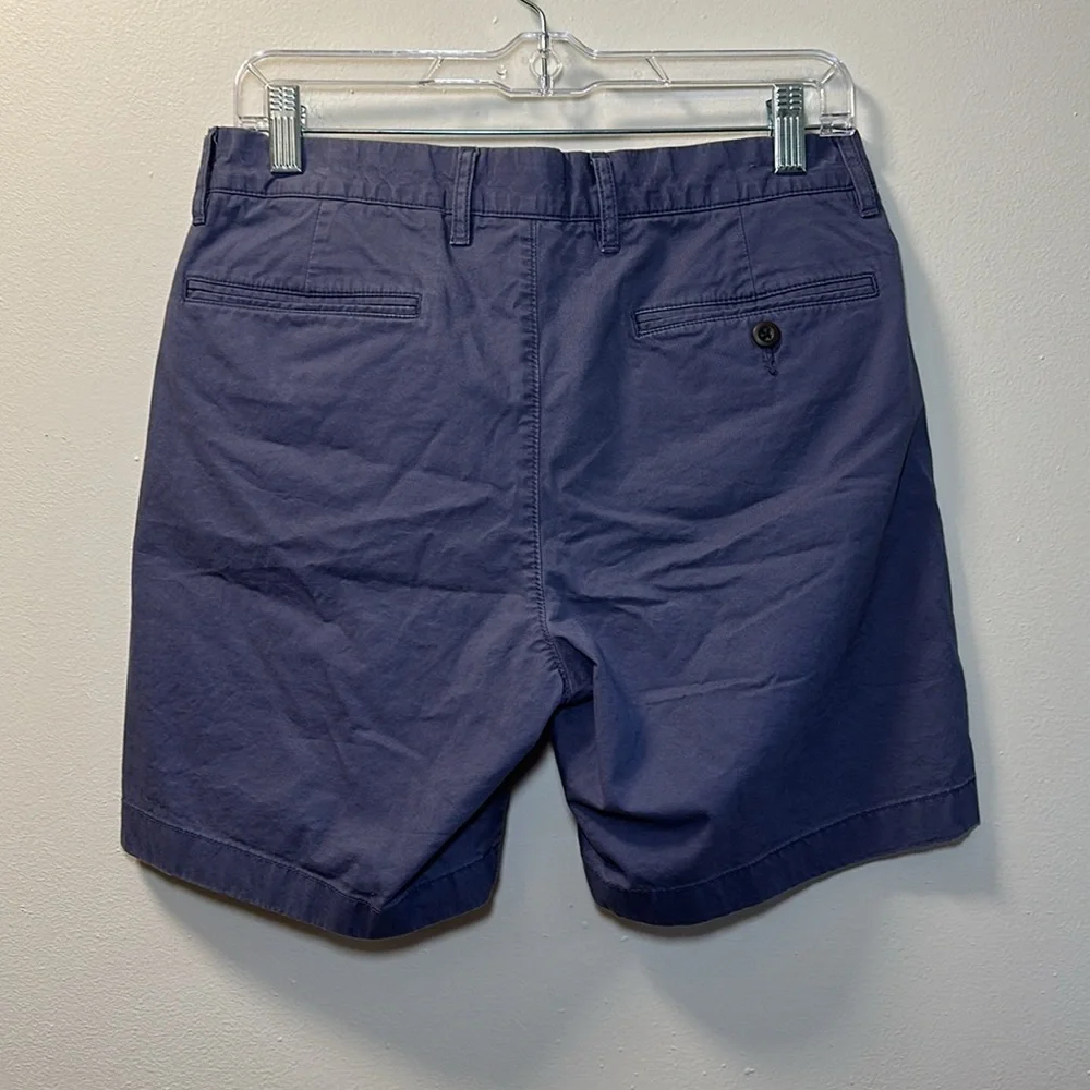 💛J. Crew Men’s Blue 7” Stretch Chino Shorts Size 29 Waist